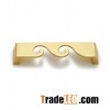 contemporary furniture handle, gold plated
