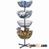 Spinning 4 Baskets  Floor Display Rack