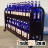 Metal Floor Wine Display Rack