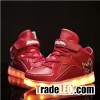 New Developing LED Shoes For Kids Light Up High Tops Simulation Sneaker