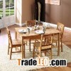 pine dining table set