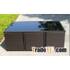 outdoor furniture-6 seater wicker rattan dining set