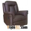 Faux Leather Recliner Chair Swivel