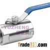 1PC Stainless Steel Round Bar Ball Valve