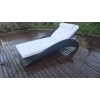 hot sale outdoor rattan/wicker sun bed