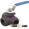 3 Way Carbon Steel Ball Valve