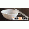 Plastic noodle bowl 950ml and 1050ml (black and white)