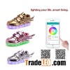 New Design App Control LED Light Up Board Shoes With Wings Wholesale USB Charger Sneaker For Childre