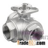 3 Way Ball Valve With ISO5211 PAD