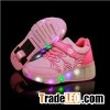 Summer Super-light Flashing Shoes Cool Design Kids Led Shoes With Heelys And Wheels