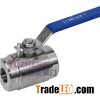 1 Piece Stainless Steel High Pressure Ball Valve