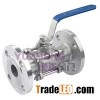 3PC Stainless Steel Flanged Ball Valve