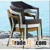 Outdoor furniture wicker stackable rattan chair
