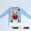 Kids Cute Chick Double Knit Pullover Sweaters