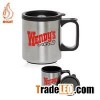 Printed Stainless Steel Travelling Coffee Mug For Promotion