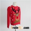 Big Reindeer With 3D Pom Unisex Ugly Christmas Sweater