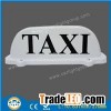 White Taxi Top Sign