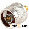 N Female to SMA Male Panel Receptacle, SMA Female to F Male Adapter