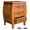 3 Drawers Curved Bedside
