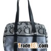 Large Zipper Letters Printed Tote Bag