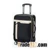 Large Compartment Nylon Bag Polyester Luggage Black Backpack 4 wheels Bag