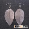 Unique Leaves Shape Metal Plated Earrings with Ear Hook