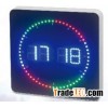 Electric LED Digital Wall Clock with Circle Second Display