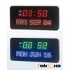 LED Digital Wall Calendar Time Clock (PATENTED)