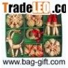 Straw christmas decoration