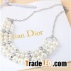 2015 Popular Korean Pearl Necklace Ms Fashion Necklace Chain Belt Of Clavicle Necklace Sell Like Hot