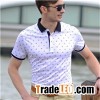 2015 Spring And Summer Men''s Wave Of Mercerized Cotton T-shirt, Men''s Short Sl