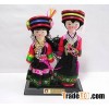 traditional couple national dolls for room decoration