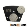 Double Round Segment Trapezoid Metal Bond Diamond DMY-41