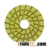 Sprial Diamond Resin Bond Velcro Floor Polishing Pads For Terrazzo DMY-14