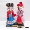 fashon designed handmade couple national costume dolls