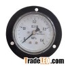 2.5inch-63mm Black Steel Case Brass Connection Back Type Pressure Gauge With Front Flange