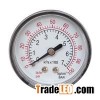2inch-50mm Plastic Case Brass Connection Back Thread Type Pressure Manometer
