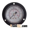 2inch-50mm Black Steel Case Brass Connection Back Type Pressure Gauge With Front Flange