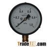 4inch-100mm Black Steel Case Brass Connection Bottom Thread Type Pressure Gauge