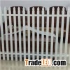 White Aluminum Spear Top Fencing