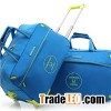 Waterproof Nylon Sports Travelling Luggage Duffle Trolley Wheeled Travel Bag