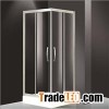 Shower enclosure with seat