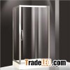 Circular shower enclosure