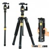 Updated Q555 aluminum slr camera tripod with stable panorama