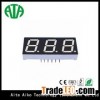 three digits 7 segment led display