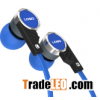 Anodized whistle-shape metal ear buds/with mic