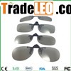 Clip on 3d circular glasses