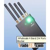 4 Band 2W Portable WiFi, Cell Phone Signal Blocker