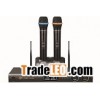 UHF Dual Channel Rechargeable Wireless Microphone