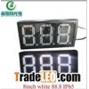 8inch white 8.8.8.8 with waterproof case gas price sign